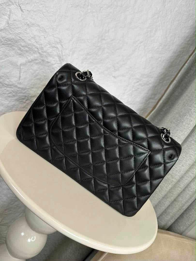 Chanel Classic Flap Medium Lambskin Sliver Hardware