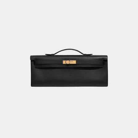 Hermes Kelly Clutch Black