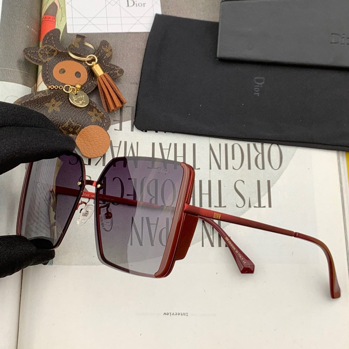 MONTAIGNE SUNGLASS 578161 IN METAL