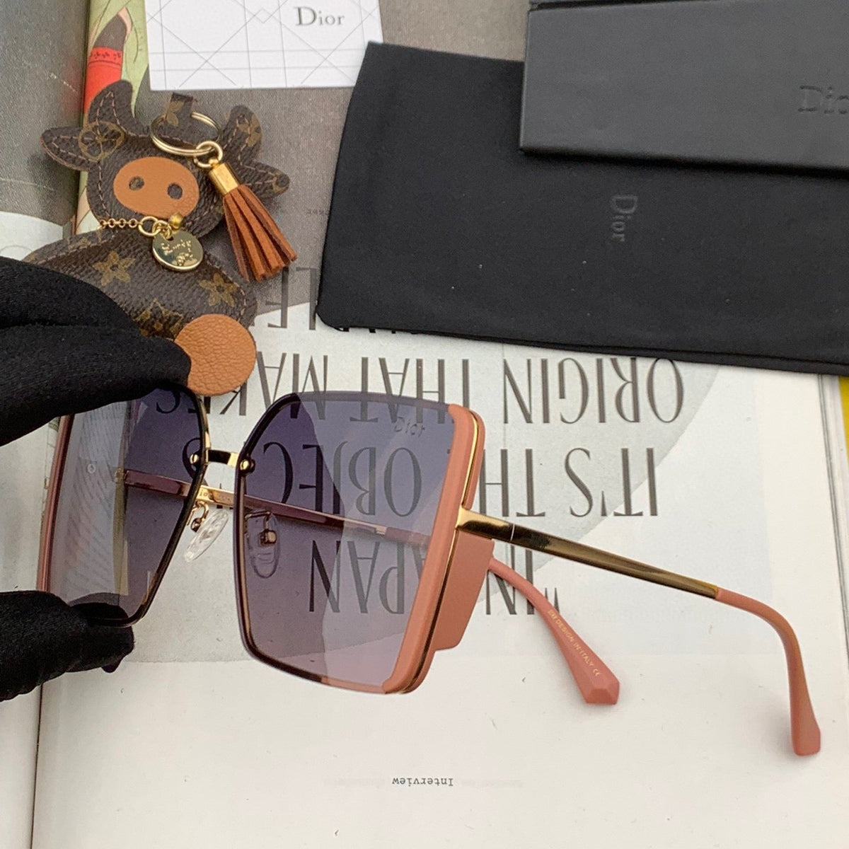 MONTAIGNE SUNGLASS 578161 IN METAL
