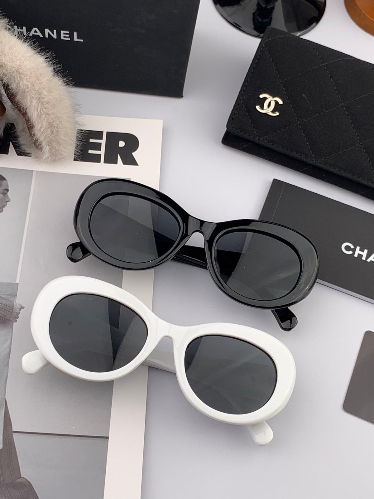 CAT EYE SUNGLASSES CH0602 IN ACETATE