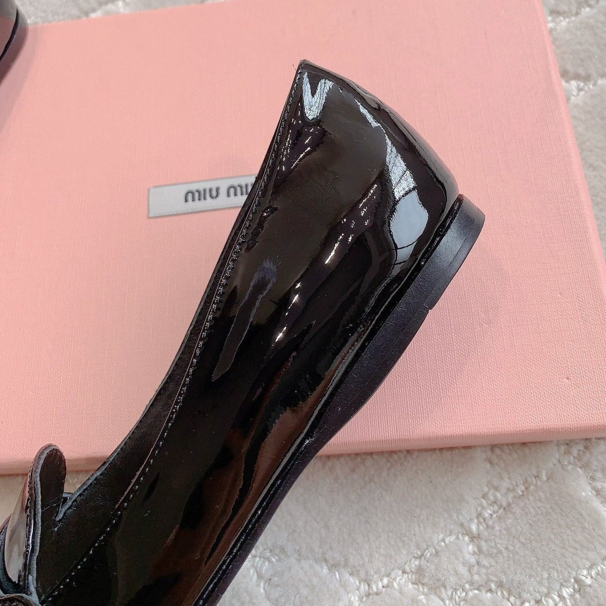 Black Loafer Shoes Sheepskin