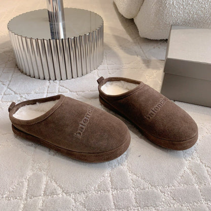 ALASKA SLIPPER IN CHOCOLATE SUEDE