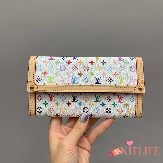 Louis Vuitton Takashi Murakami White Monogram Multicolor Sarah