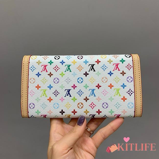 Louis Vuitton Takashi Murakami White Monogram Multicolor Sarah