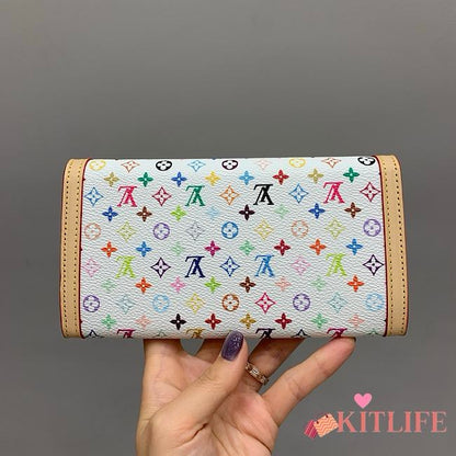 Louis Vuitton Takashi Murakami White Monogram Multicolor Sarah