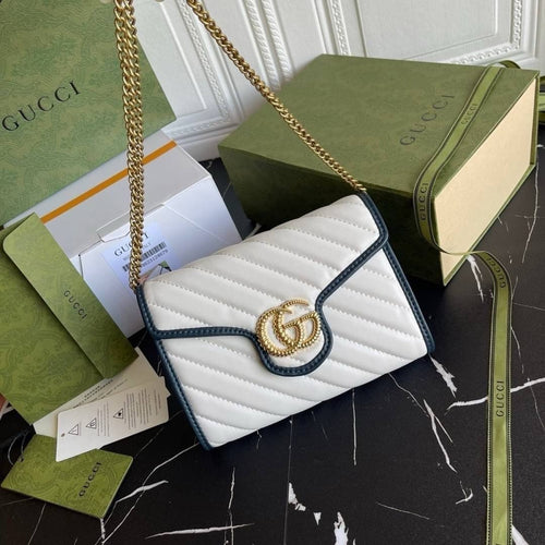 Gucci Chain Wallet GG Marmont