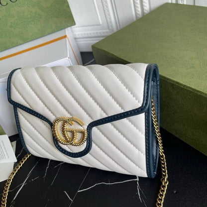 Gucci Chain Wallet GG Marmont