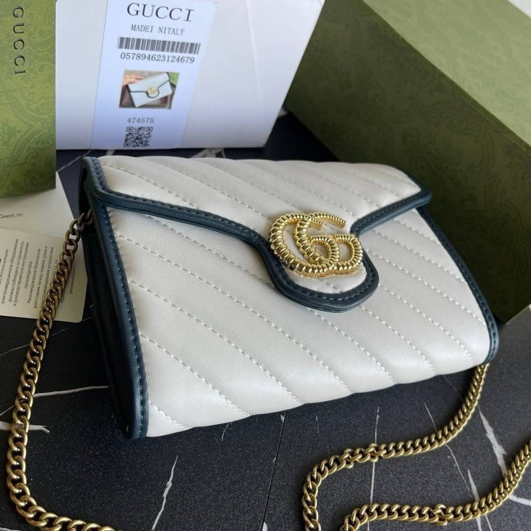 Gucci Chain Wallet GG Marmont