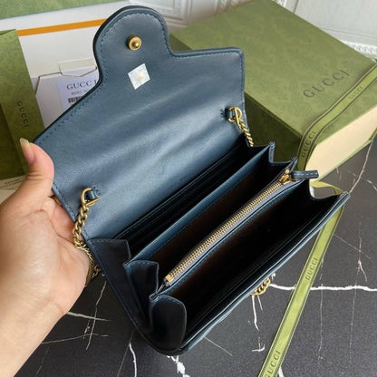 Gucci Chain Wallet GG Marmont