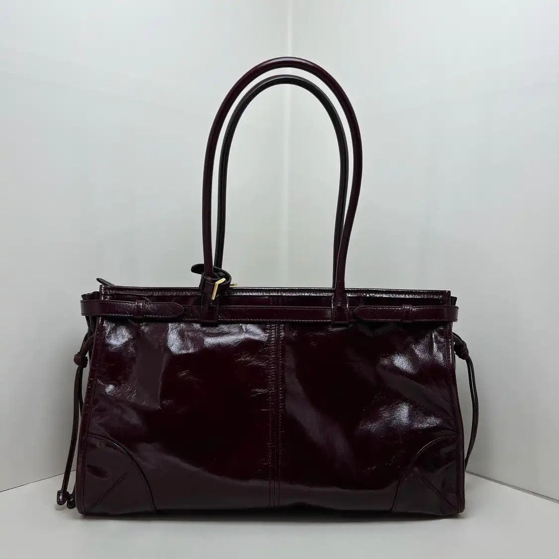 PRADA Bonnie Large Maroon