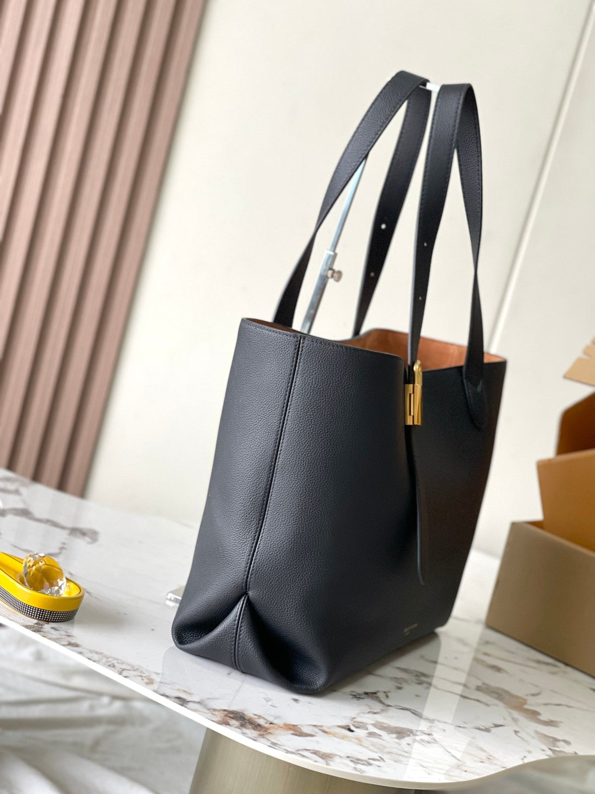 LV Low Key Cabas MM Black Colour