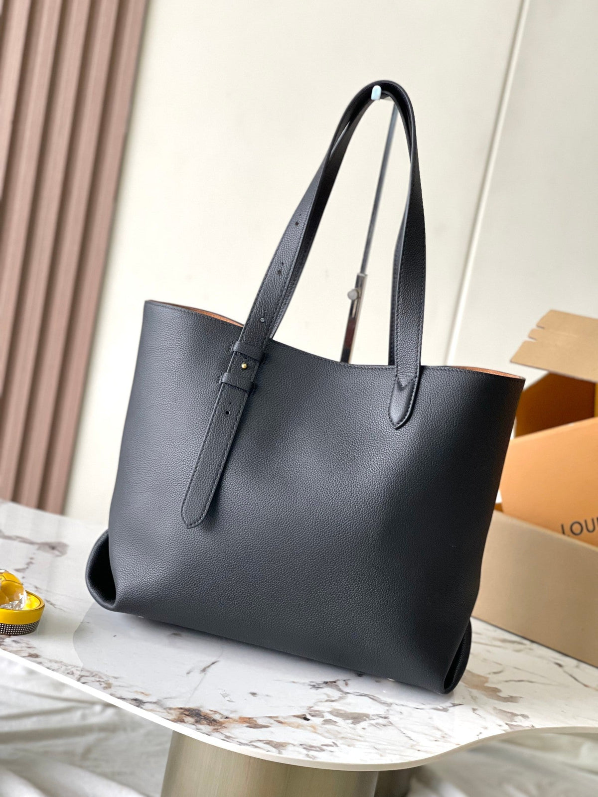 LV Low Key Cabas MM Black Colour