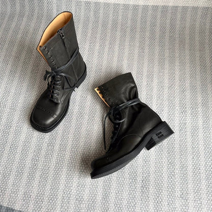 Boots Black Color Calfskin