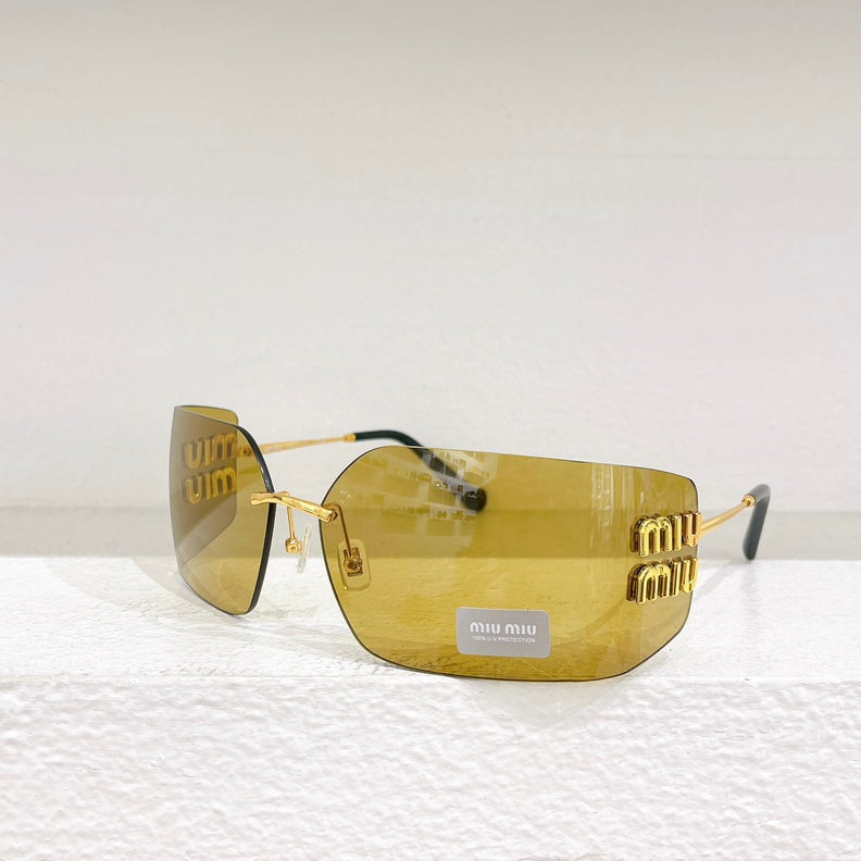 LOGO SUNGLASSES SMU54YS IN METAL