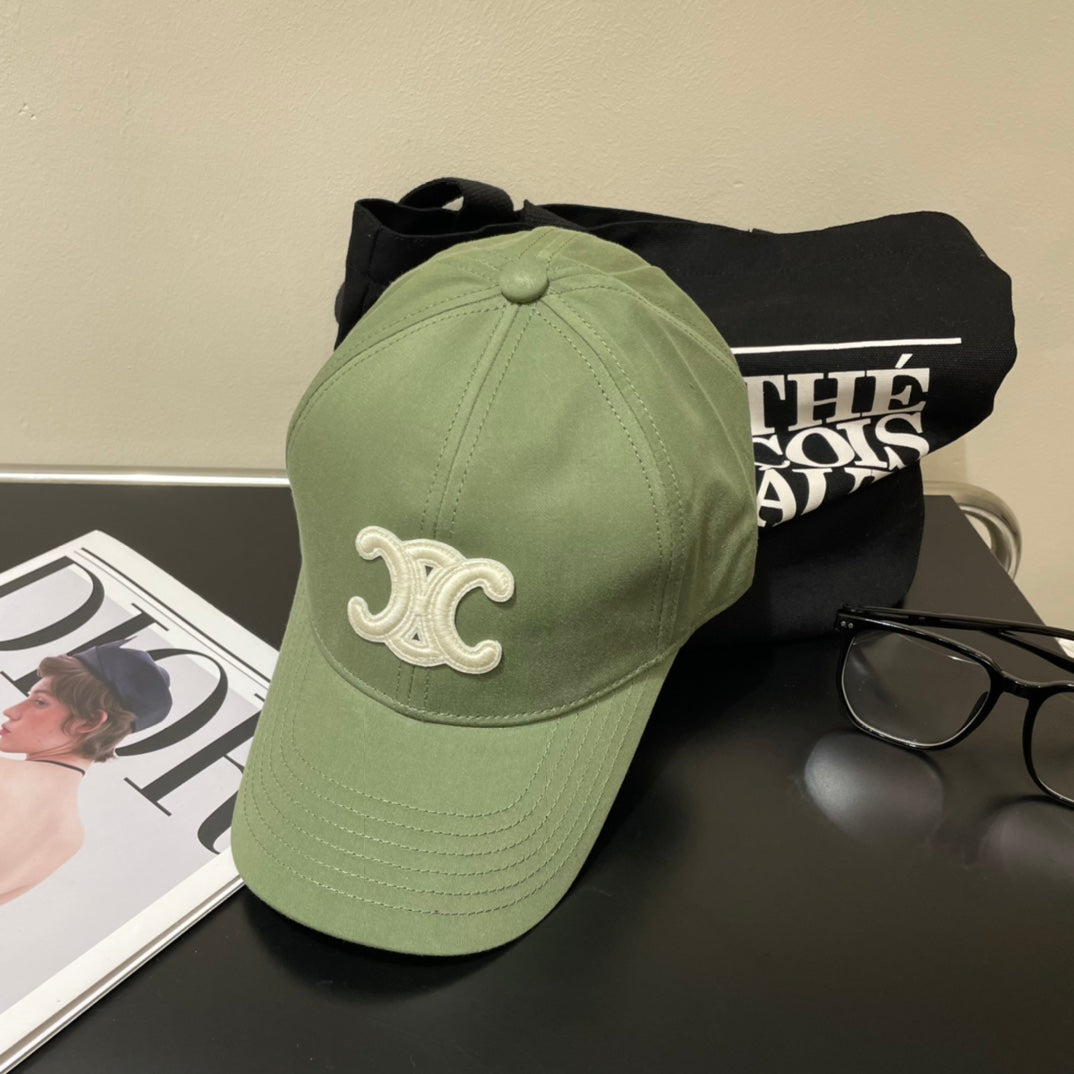 BASEBALL CAP MODEL 650700 IN GREEN COTTON