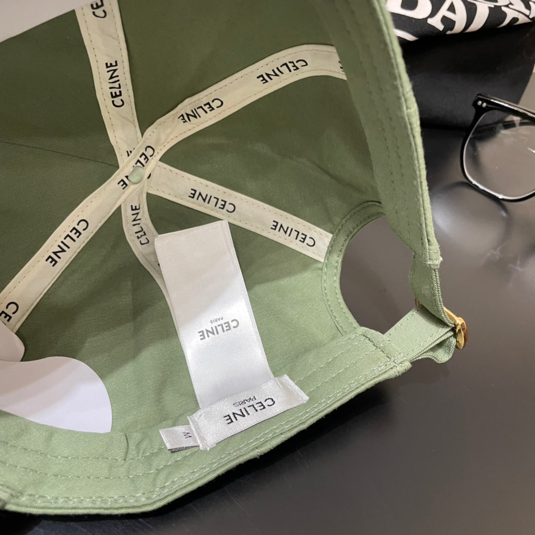 BASEBALL CAP MODEL 650700 IN GREEN COTTON