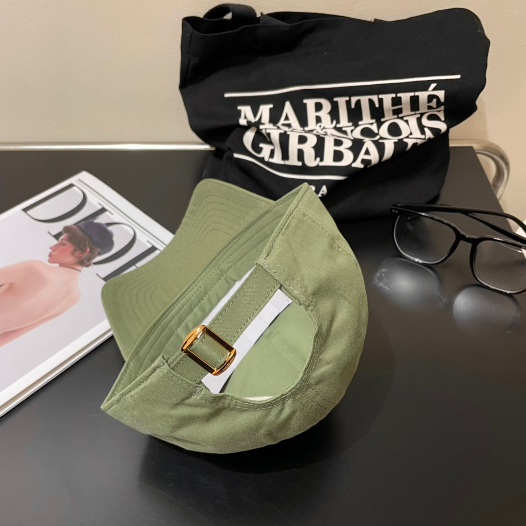 BASEBALL CAP MODEL 650701 IN GREEN COTTON