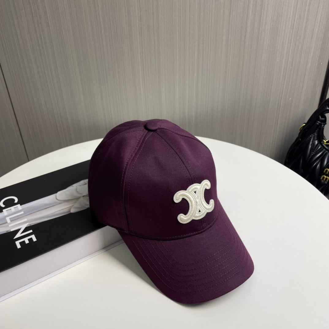 BASEBALL CAP MODEL 650713 IN WINE PURPLE COTTON