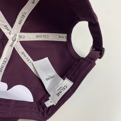 BASEBALL CAP MODEL 650716 IN WINE PURPLE COTTON