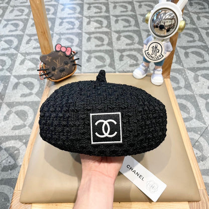 BERET HAT BLACK 431752