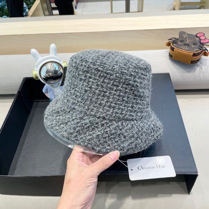 BUCKET HAT IN GRAY WOOL 436745