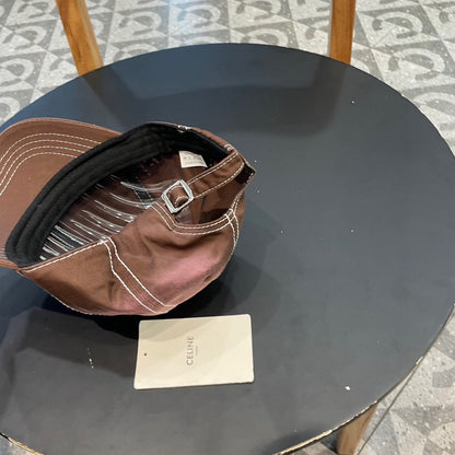 BASEBALL CAP MODEL 650511 IN BROWN TO PINK OMBRE COTTON