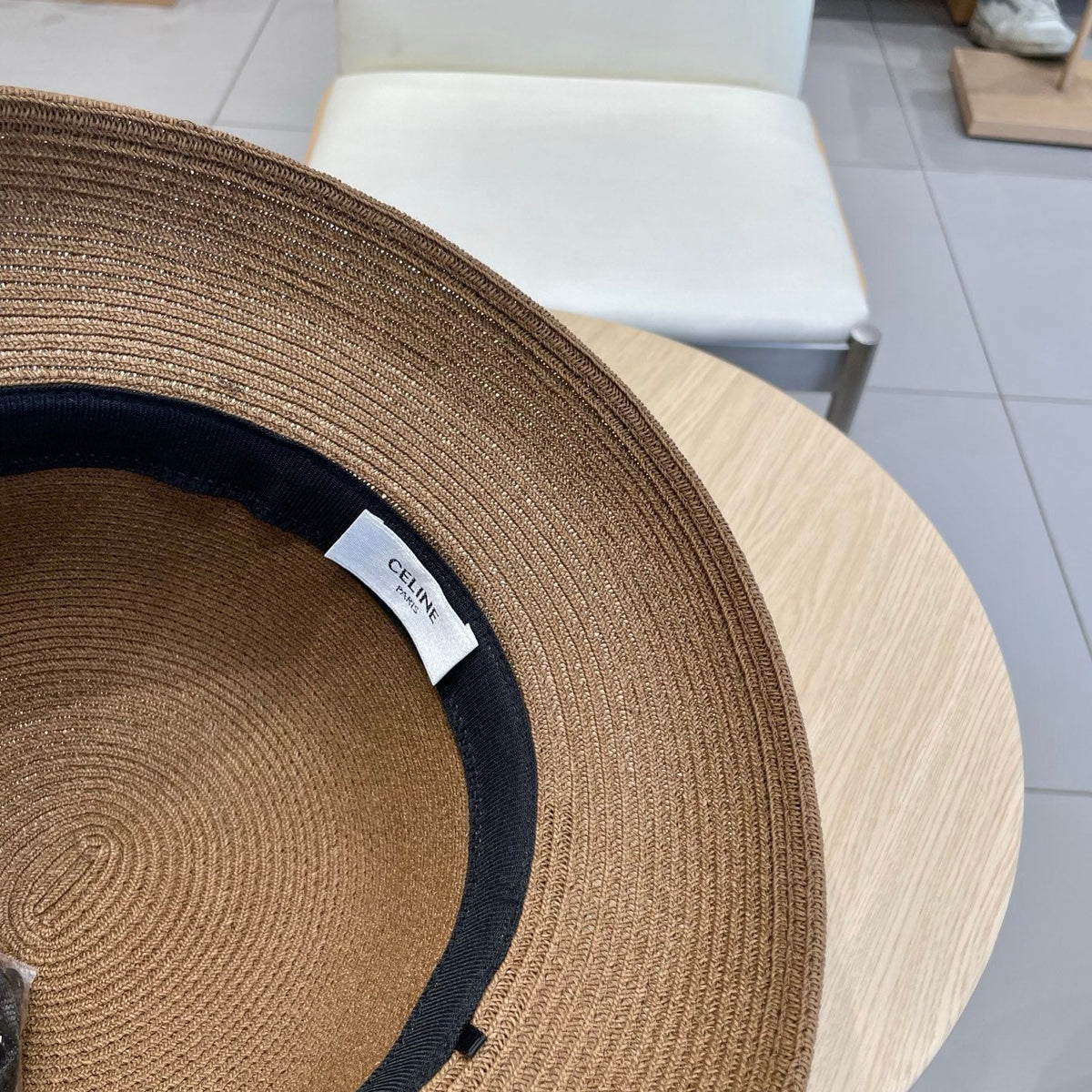 BUKET HAT MODEL 650559 IN BROWN SPRAY FABRIC