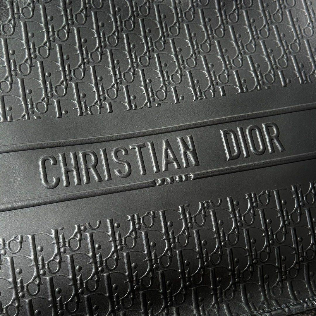 Dior Book Tote Largr Bag Claf Black