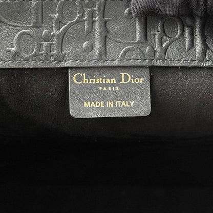 Dior Book Tote Largr Bag Claf Black