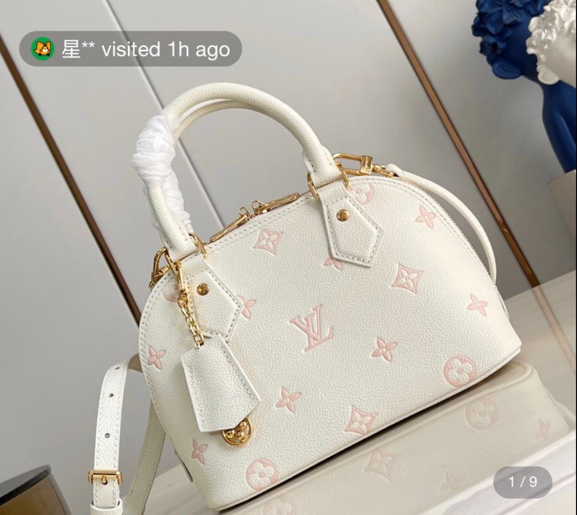 Louis Vuitton Alma BB bag in Milky White