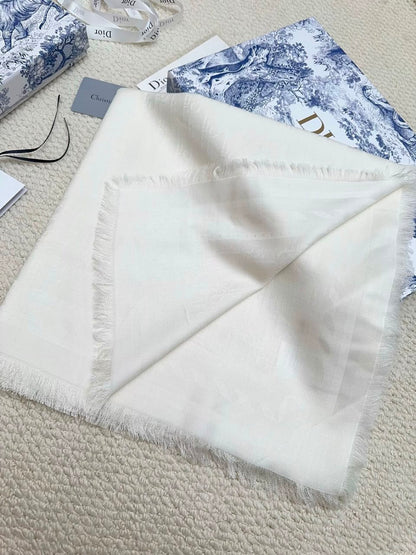 Dior White Scaf