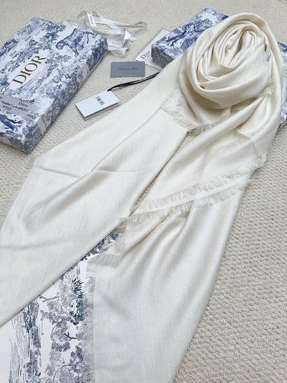 Dior White Scaf