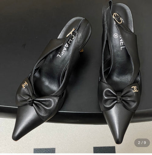 Chanel slingback pumps