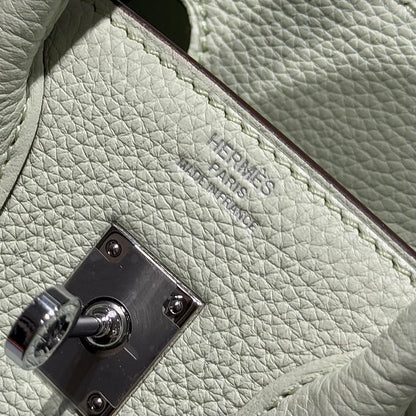 HN 25 IN LIGHT MINT GREEN SILVER HARDWARE
