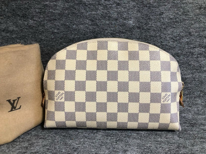 Louis Vuitton Damier Azur cosmetic pouch GM size