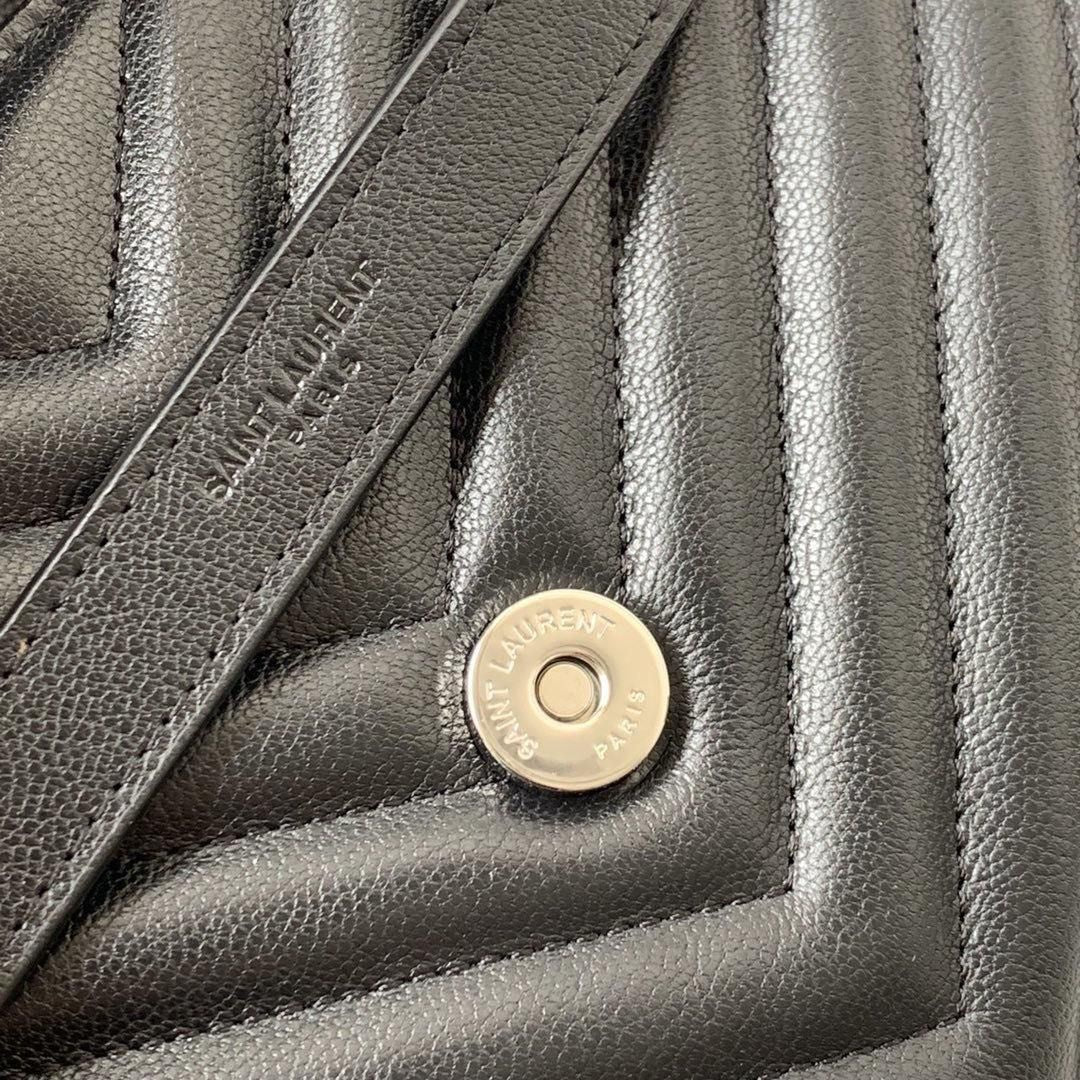 YSL College Medium Quilted Leather Bag