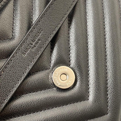 YSL College Medium Quilted Leather Bag