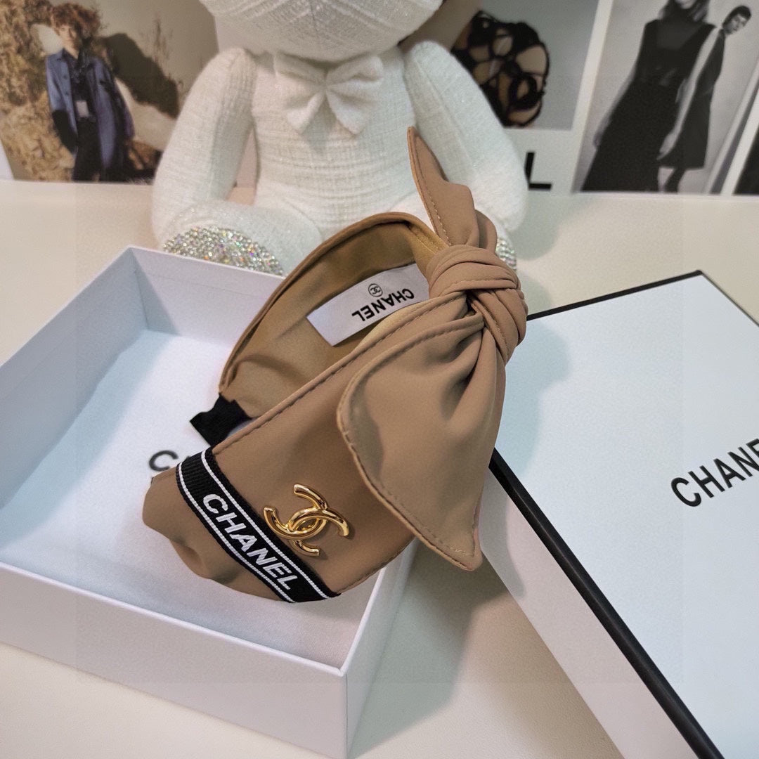 CAMEL BROWN FABRIC HAIRBAND 124635