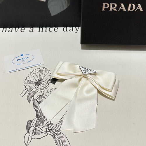 BOW HAIR CLIP IN BREEZY BEIGE RE-NYLON 423592