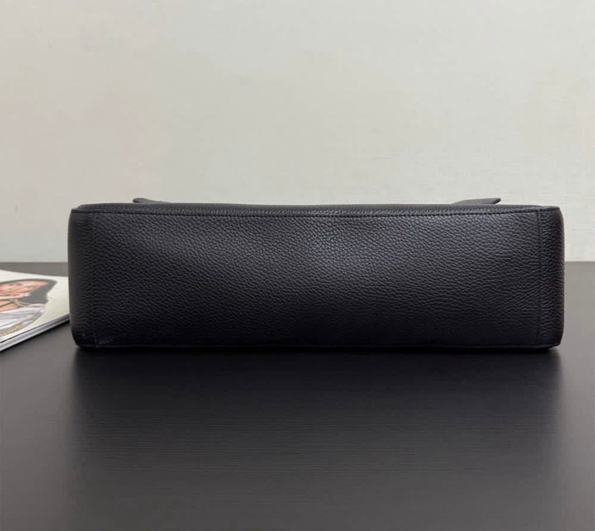 Chanel Maxi Flap 38 Black Sliver Hardware