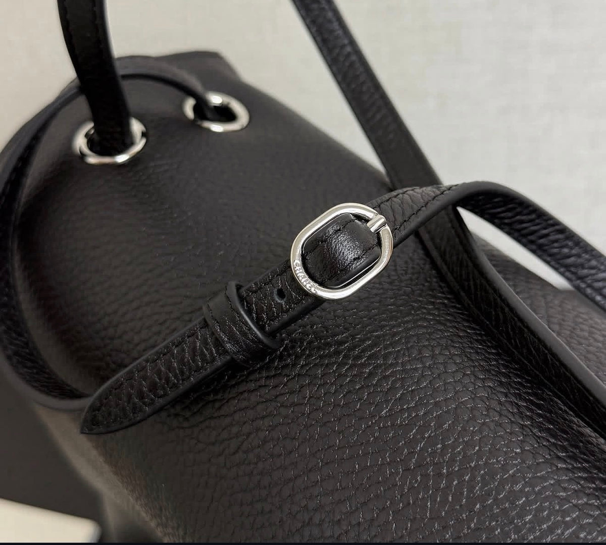 Chanel Maxi Flap 38 Black Sliver Hardware