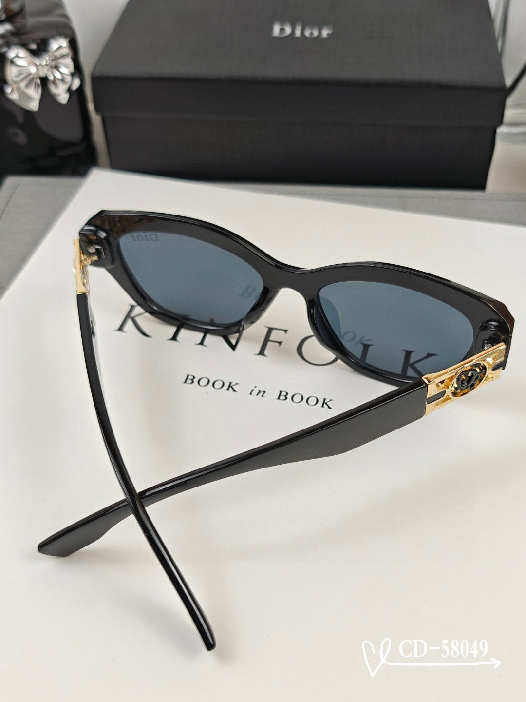 CAT EYE SUNGLASS 58049 IN ACETATE