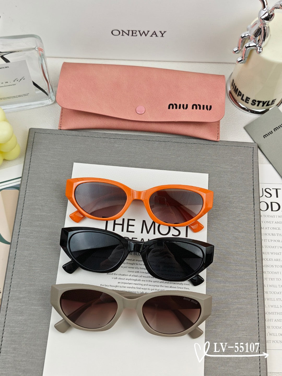 LOGO SUNGLASSES 55107 IN ACETATE