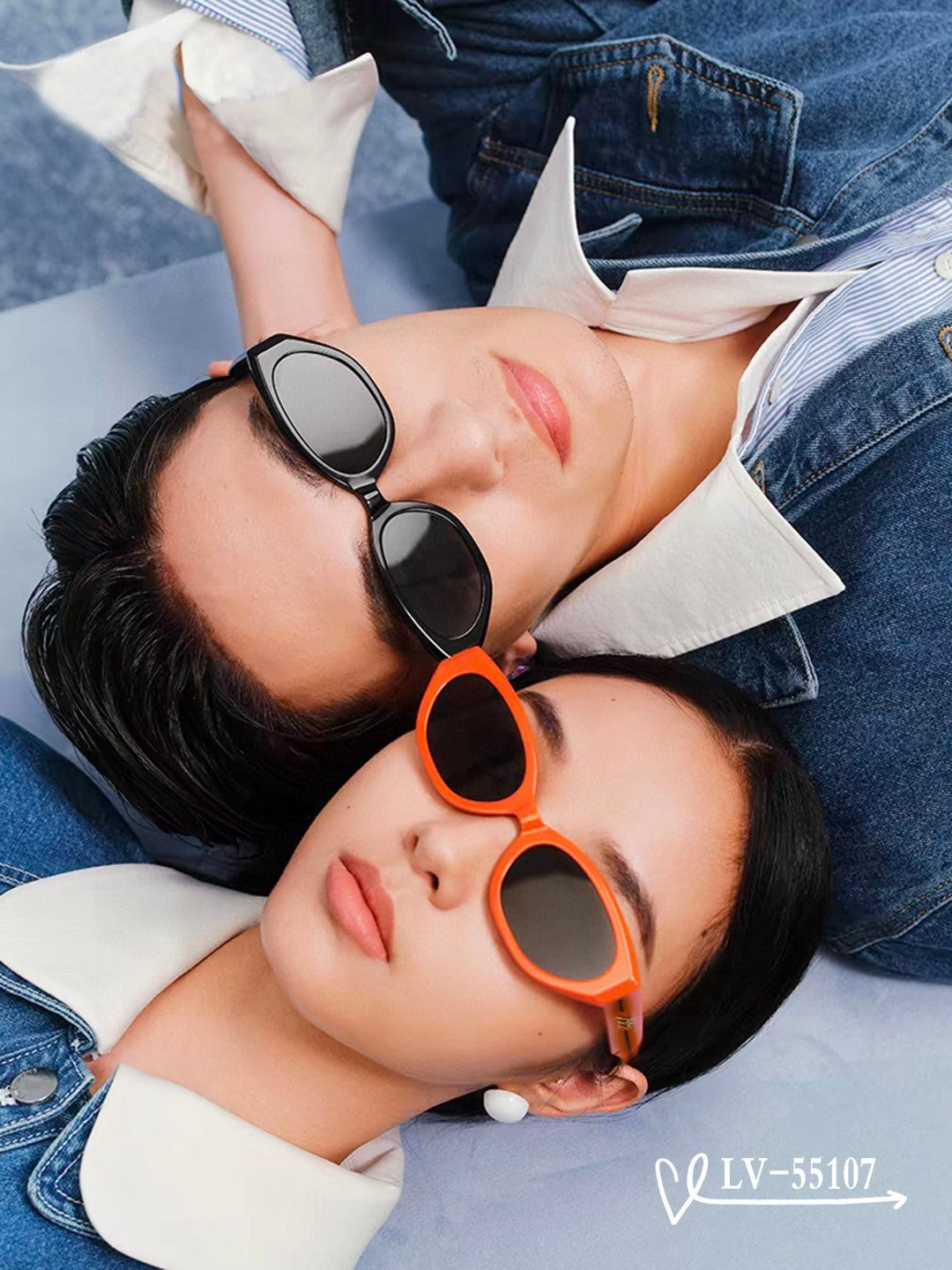 LOGO SUNGLASSES 55107 IN ACETATE
