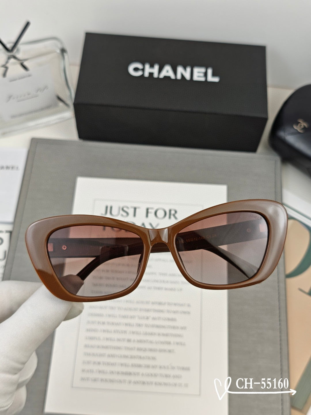 CAT EYE SUNGLASSES 55160 IN ACETATE