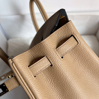 HN Birkin Beige Togo 25 Gold Hardware