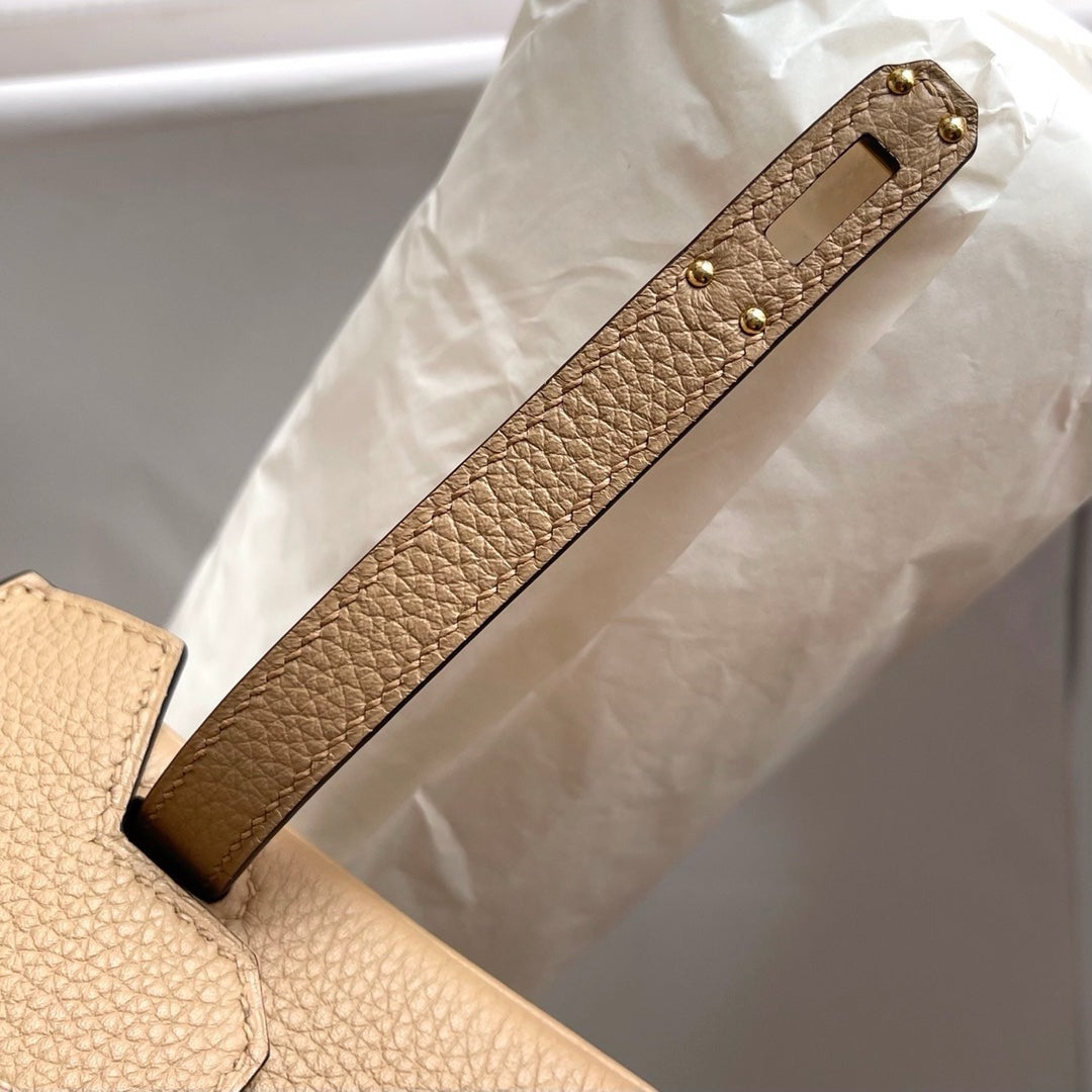 HN Birkin Beige Togo 25 Gold Hardware