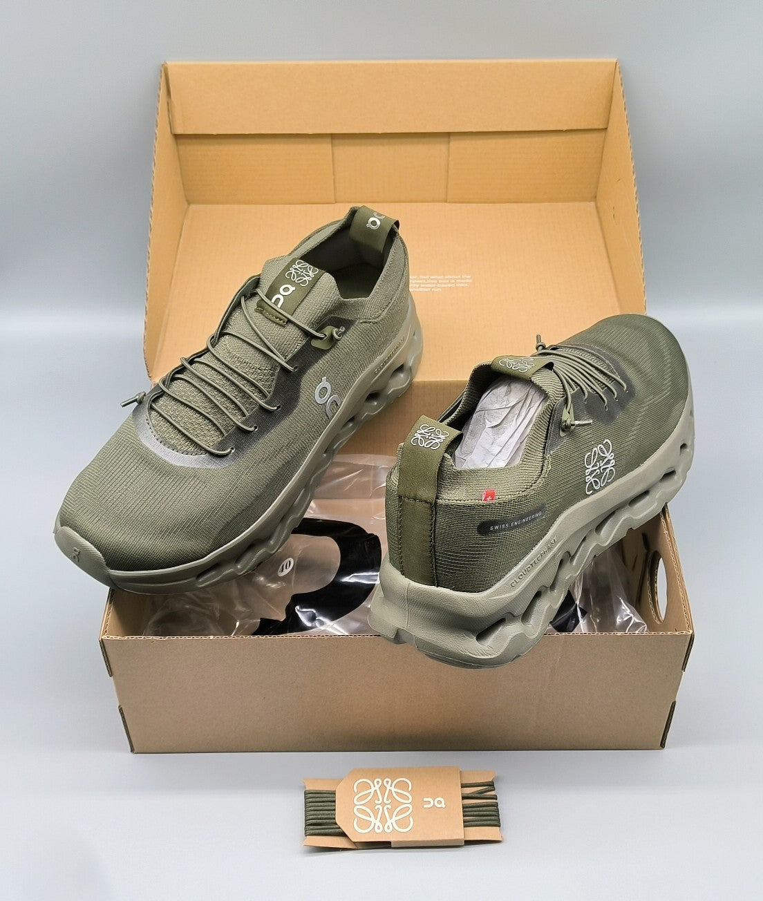 LW CLOUDTILT SNEAKER OLIVE POLYESTER