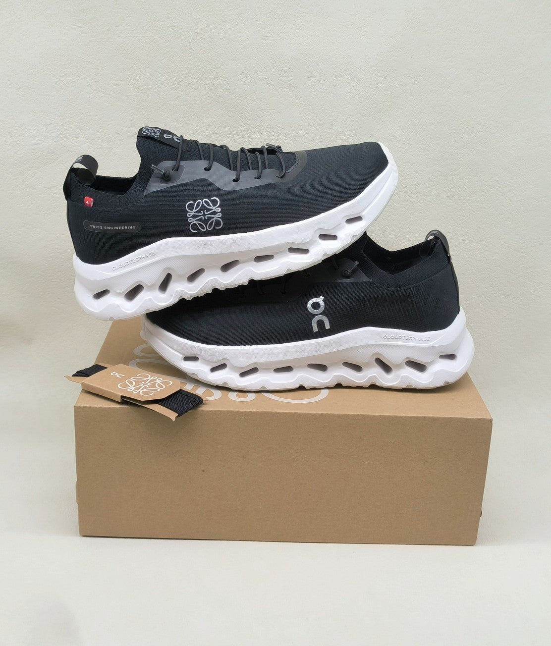 LW CLOUDTILT SNEAKER BLACK-WHITE POLYESTER